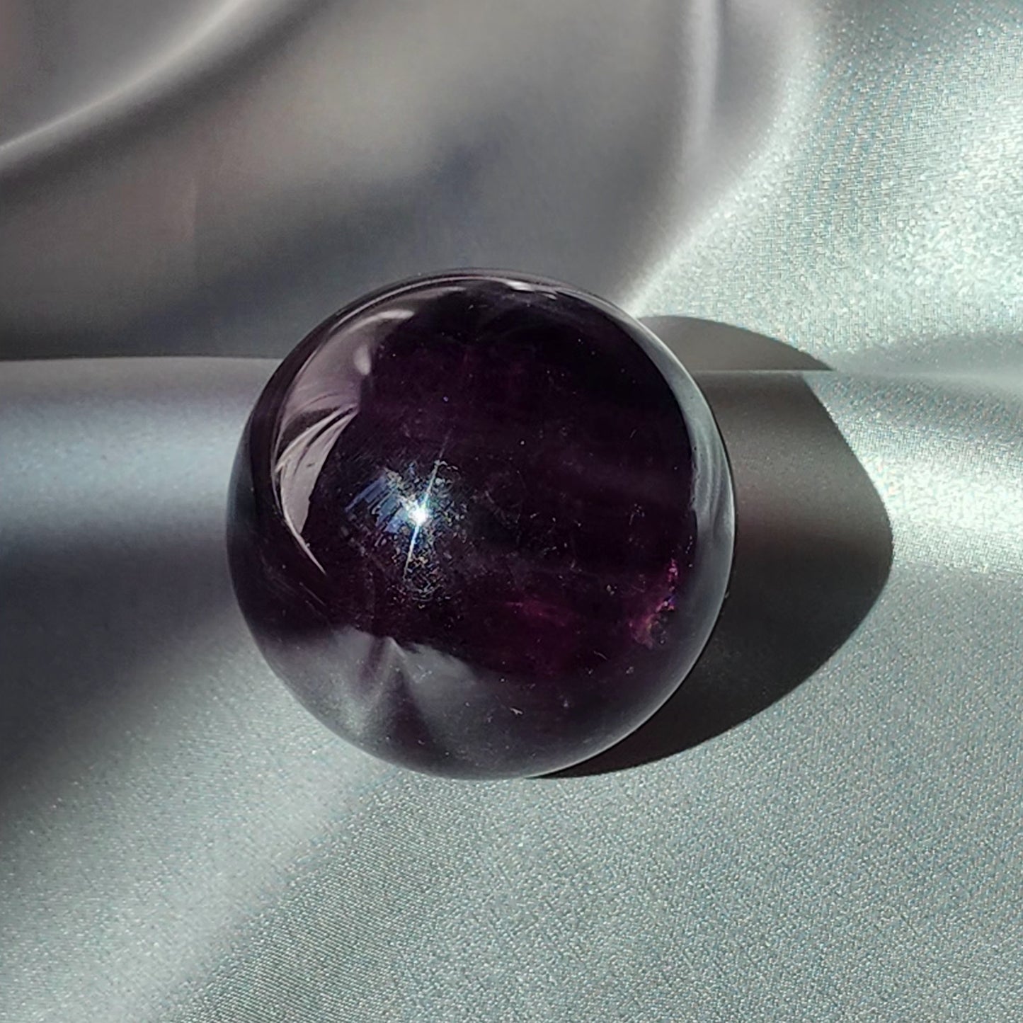 Mint & Purple Fluorite Spheres