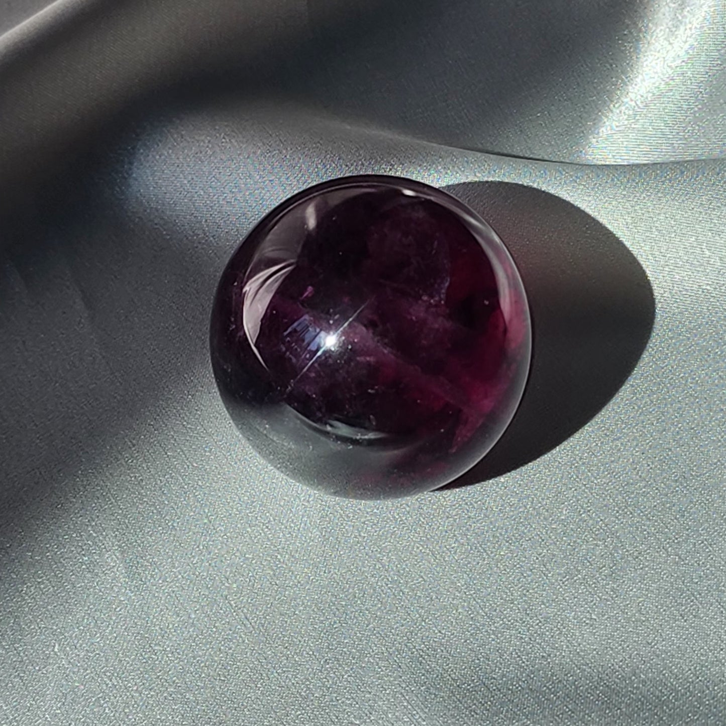 Mint & Purple Fluorite Spheres