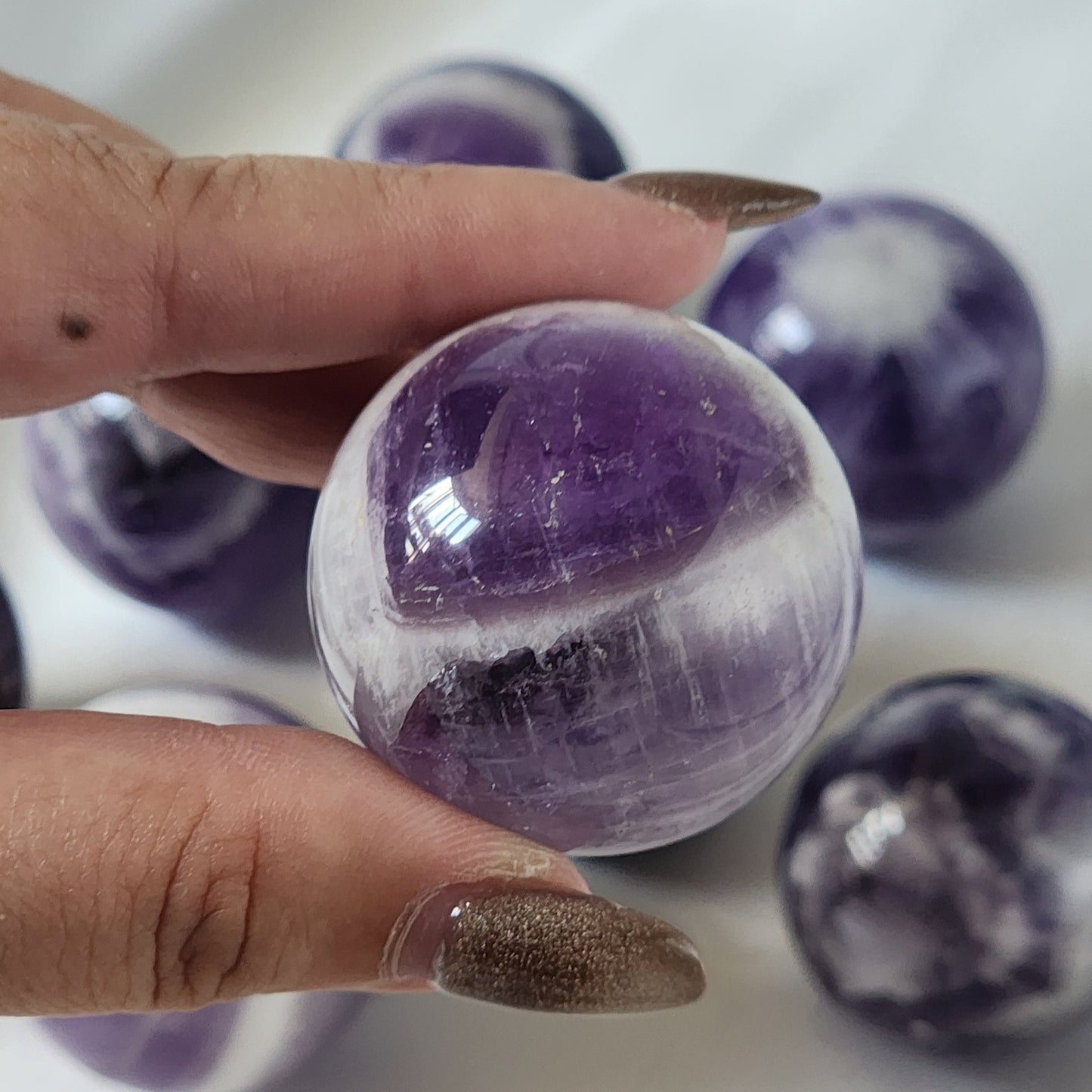 Small Dream Amethyst Spheres
