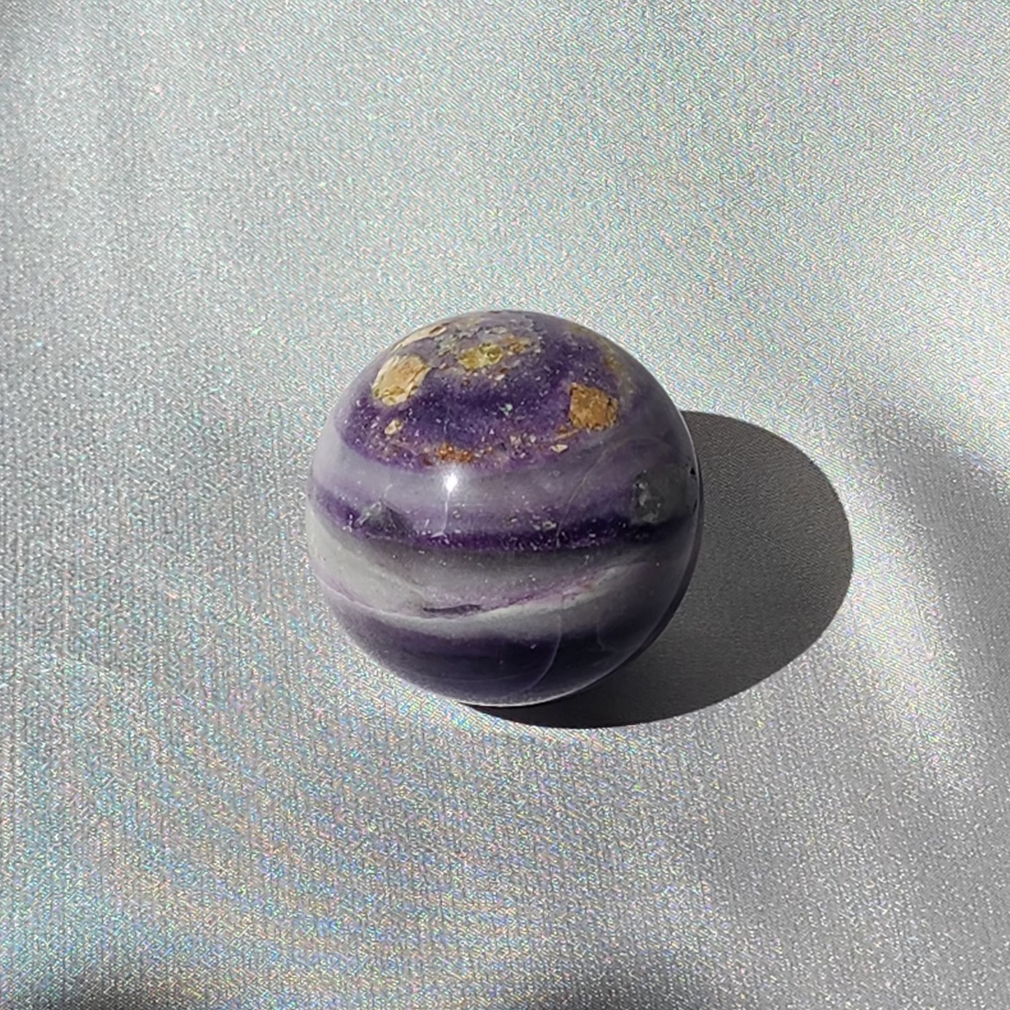 Silk Fluorite Spheres
