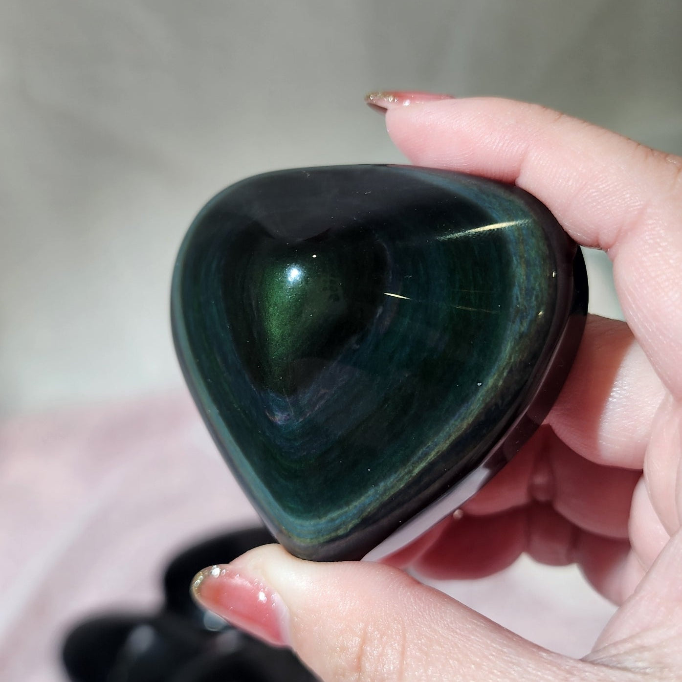 Rainbow Obsidian Triangle