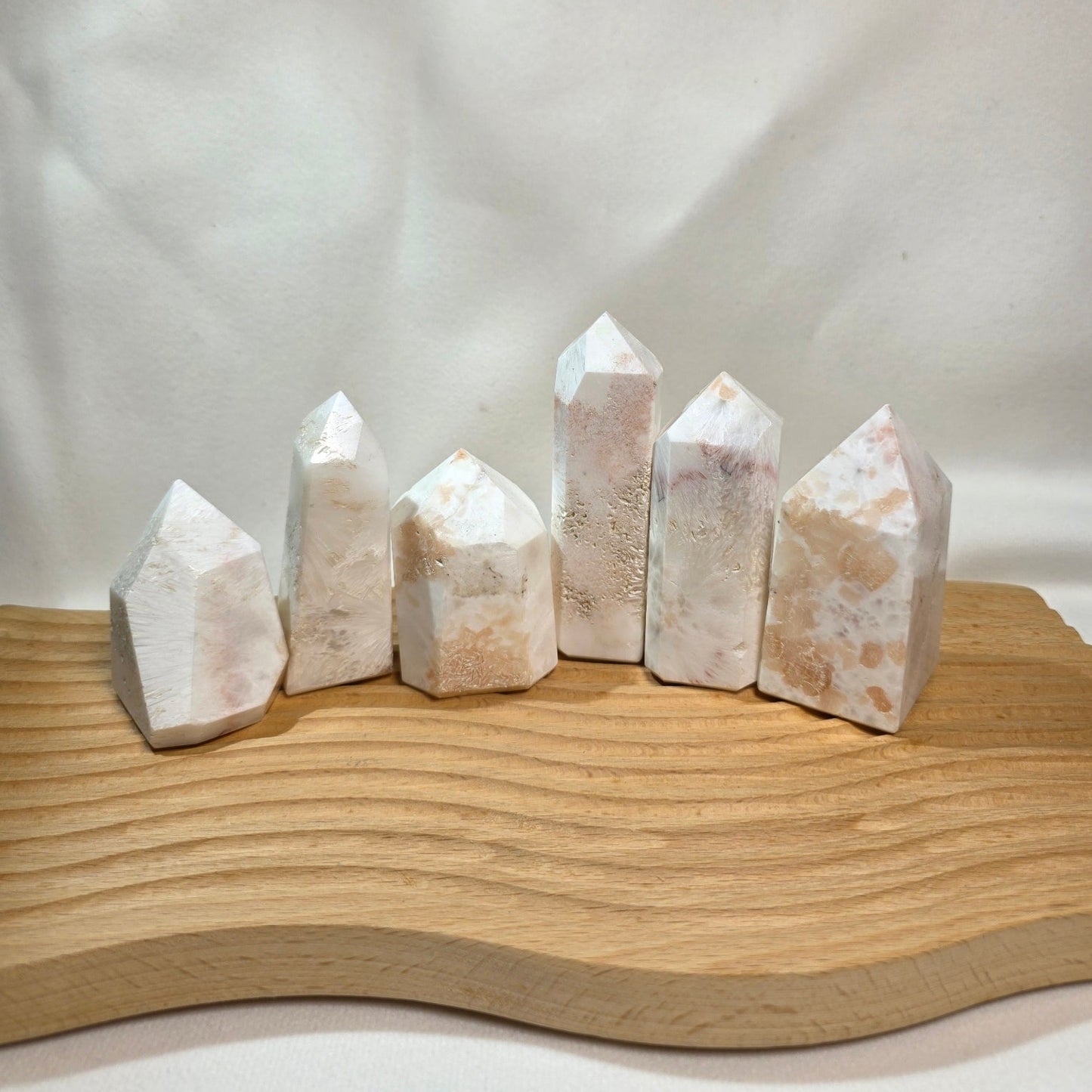 Pink Scolecite Towers