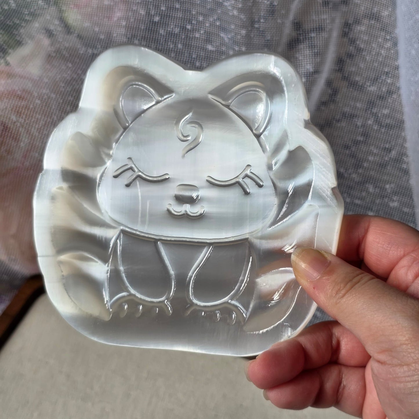 Selenite Carving Plate