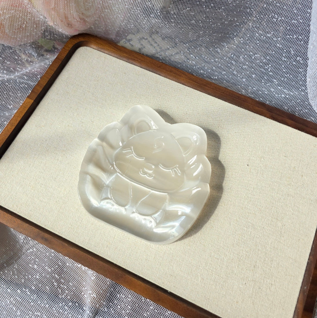 Selenite Carving Plate