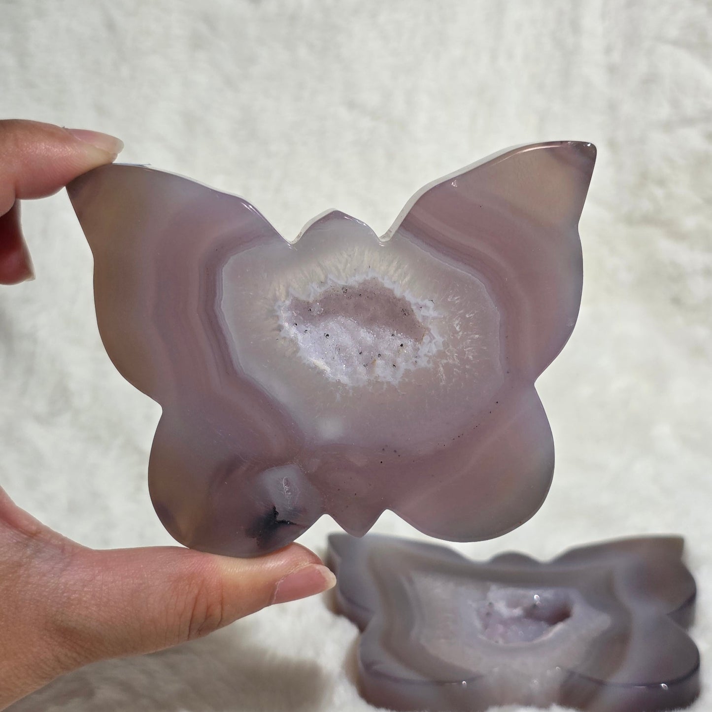 Druzy Agate Carvings