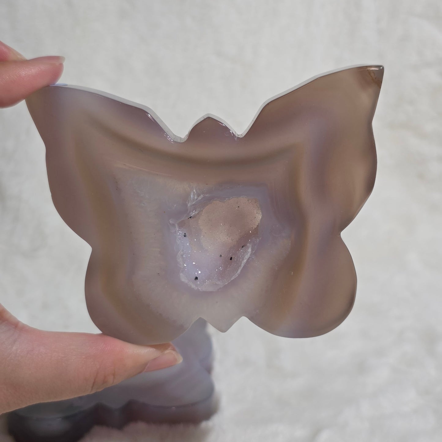 Druzy Agate Carvings
