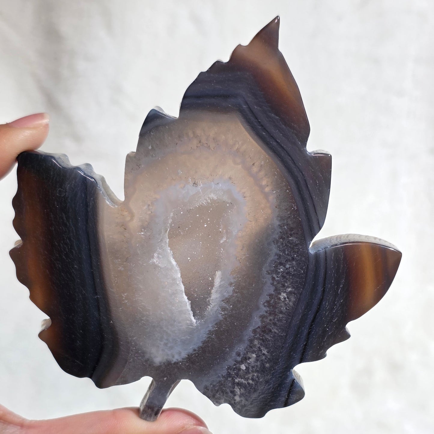 Druzy Agate Carvings