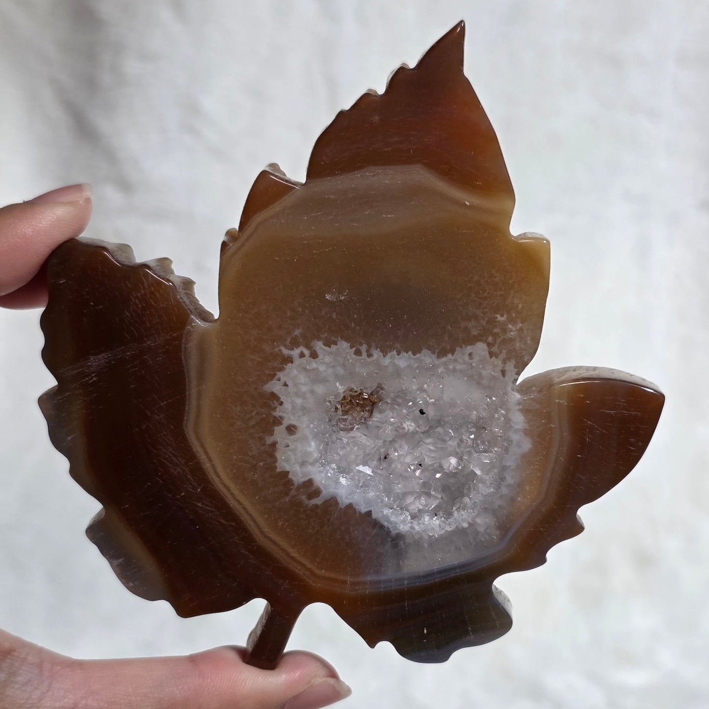 Druzy Agate Carvings