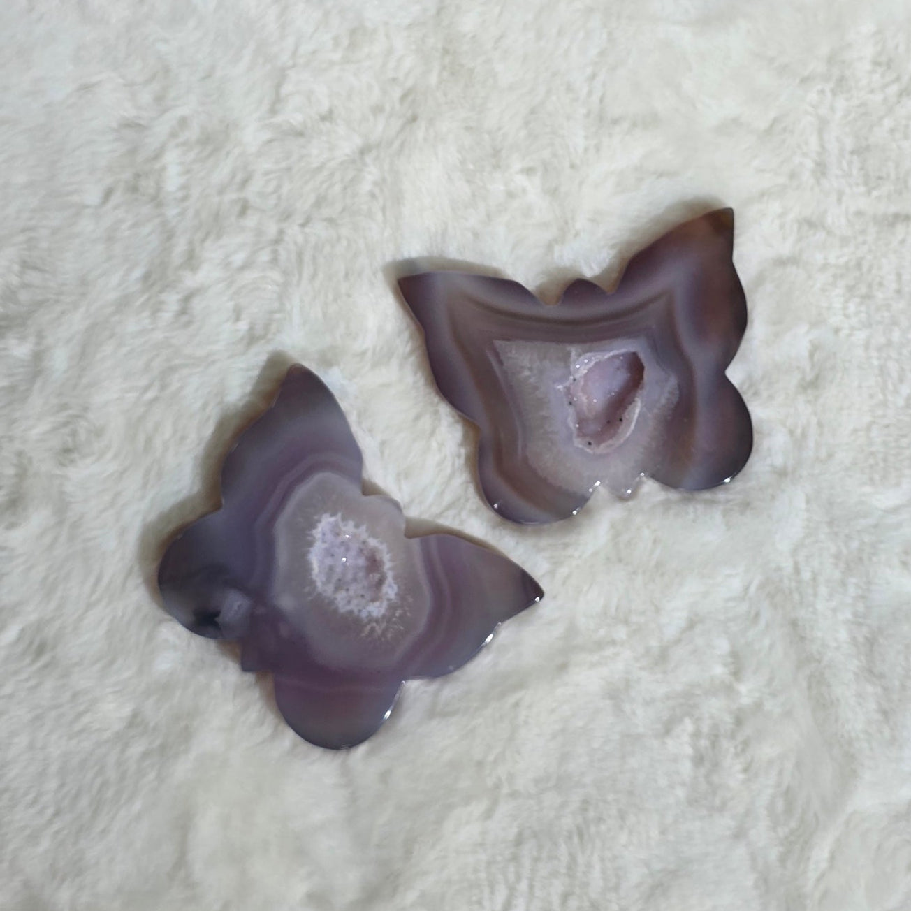 Druzy Agate Carvings