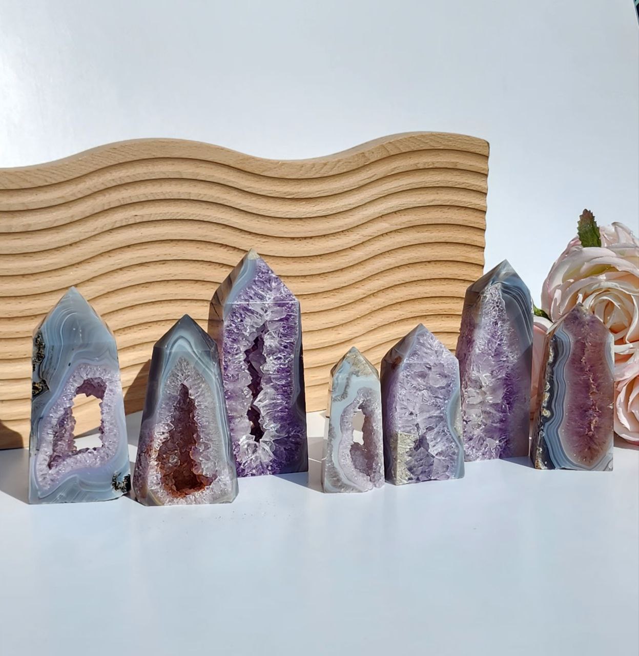 Amethyst Agate Towers