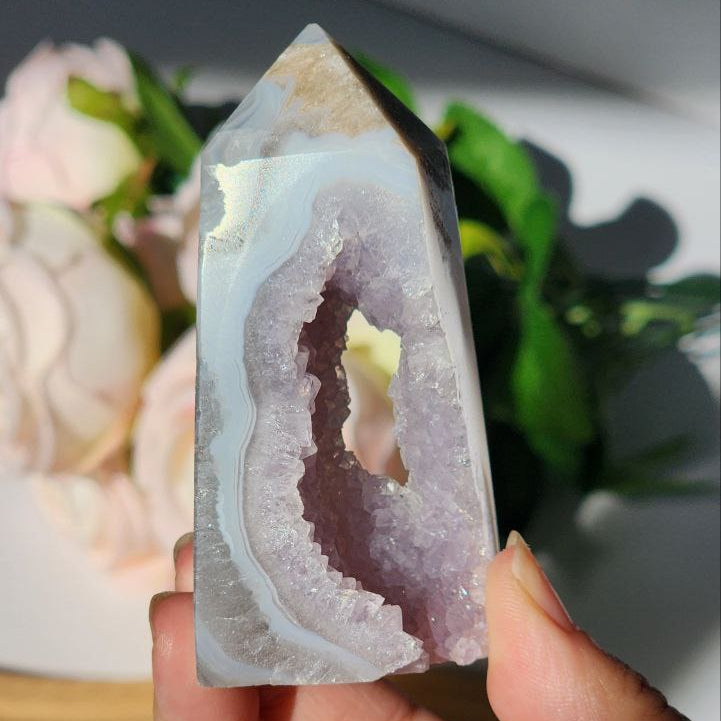 Amethyst Agate Towers