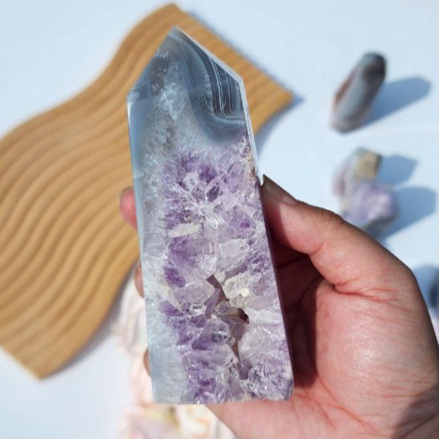 Amethyst Agate Towers