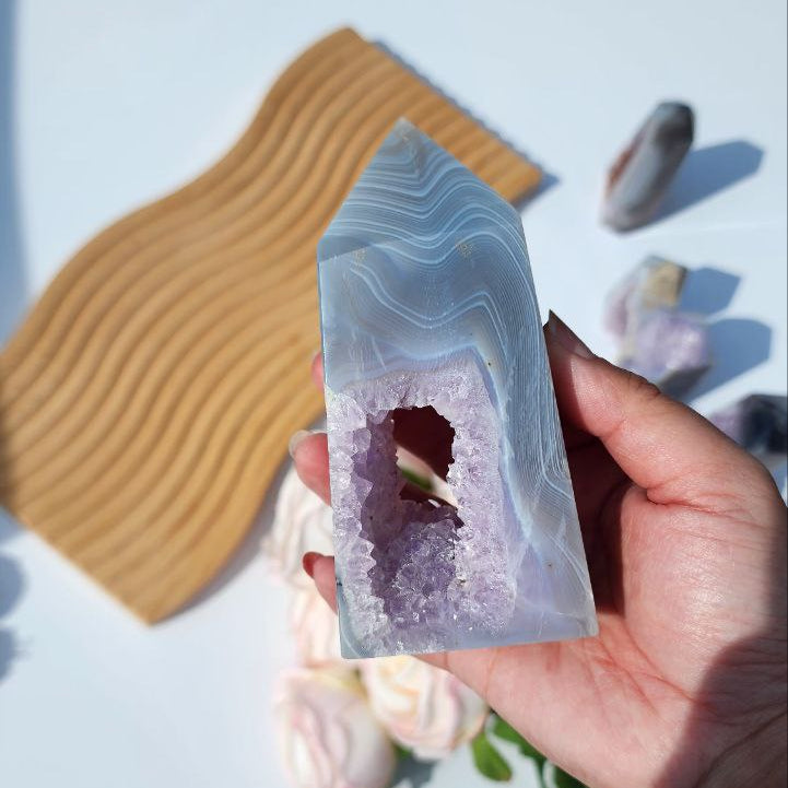 Amethyst Agate Towers
