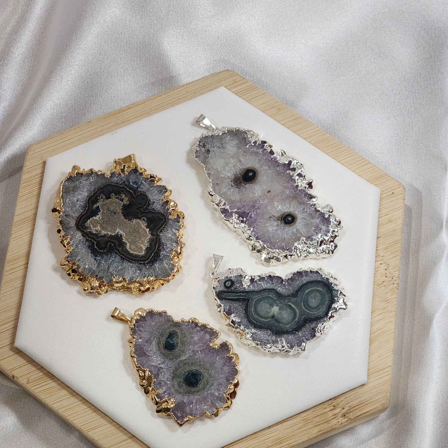 Amethyst Stalactites Pendants