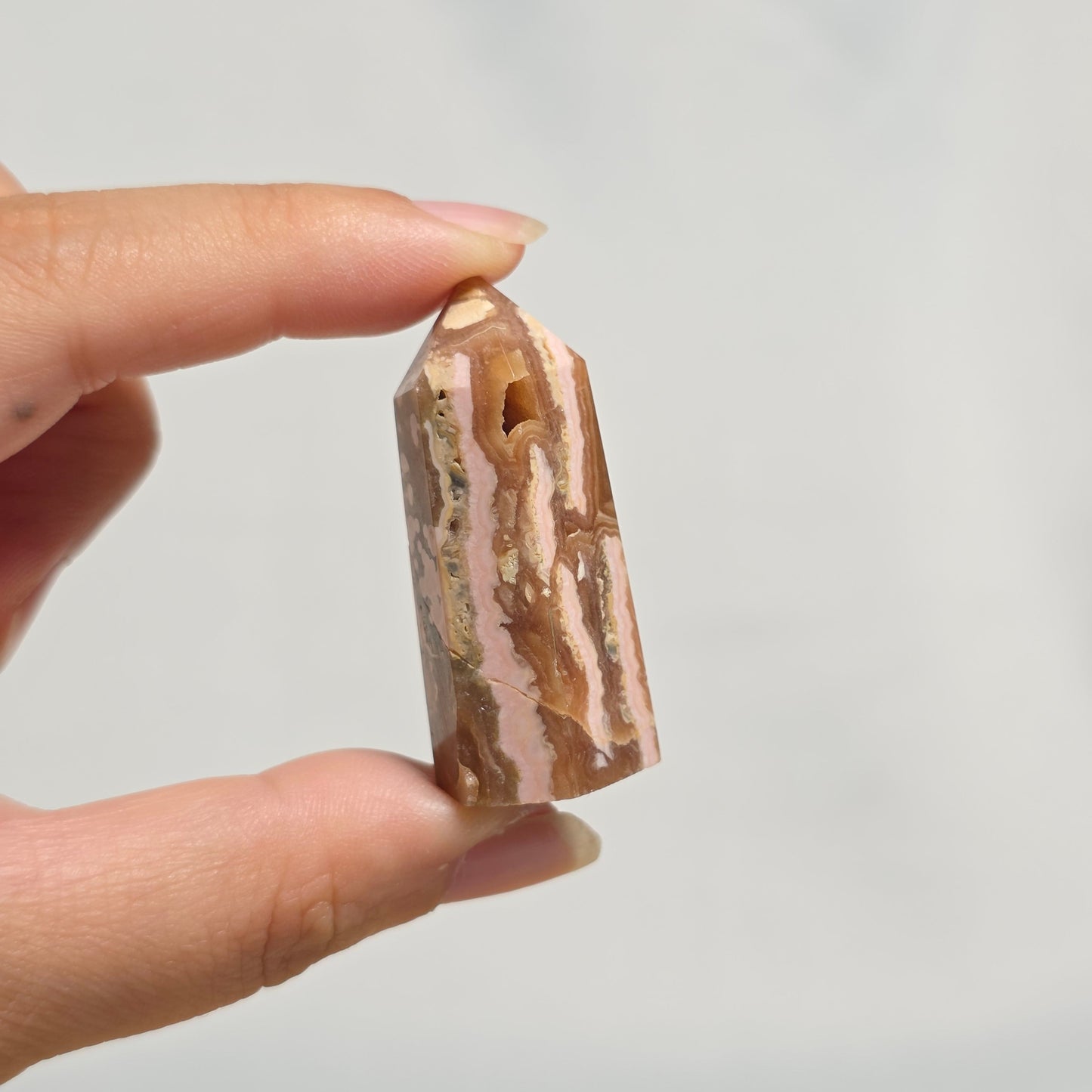 Chocolate Rhodochrosite Towers
