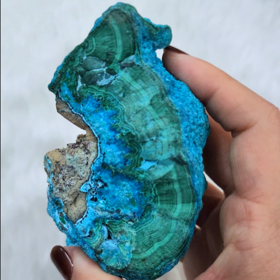 Chrysocholla & Malachite Raw