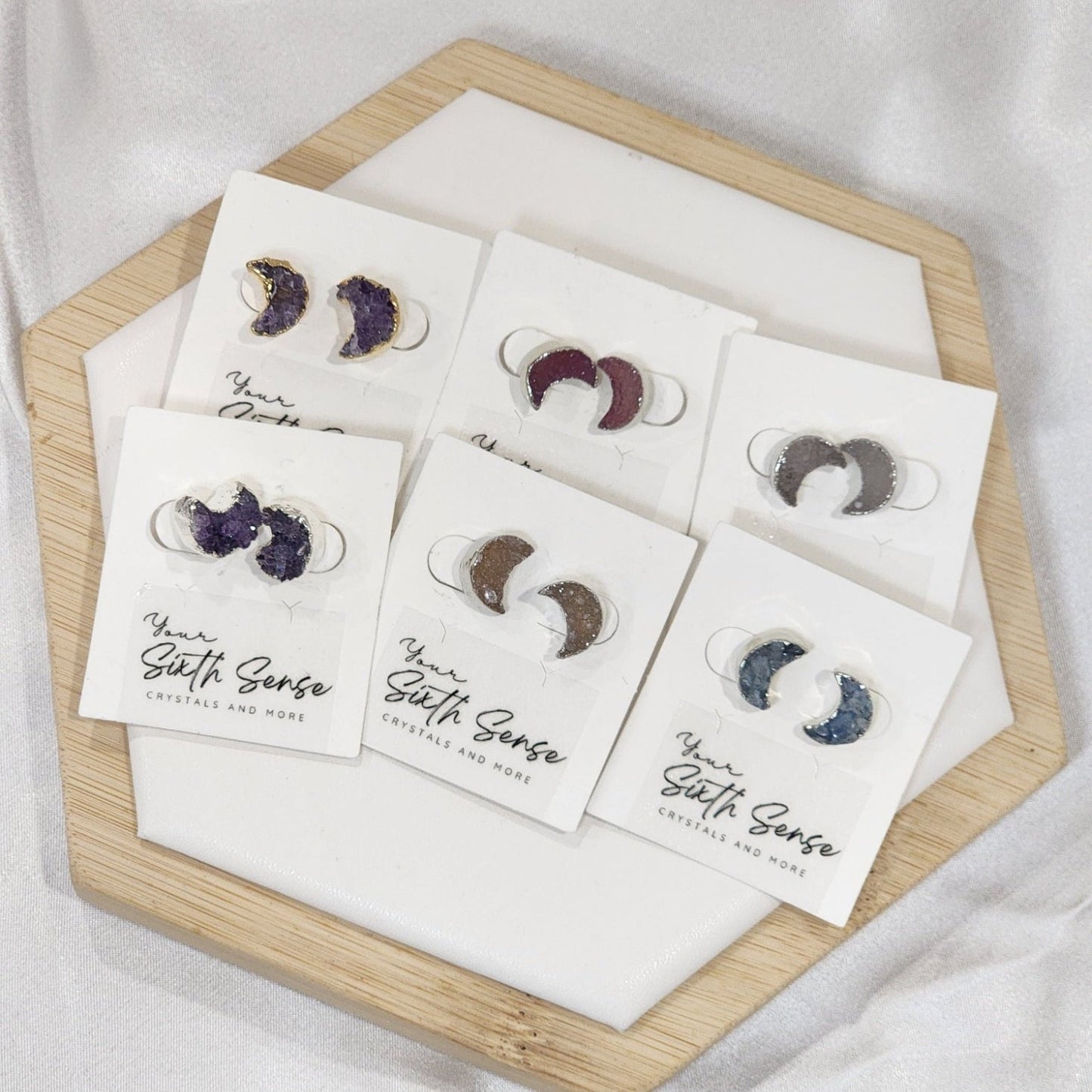 Amethyst Druzy Earrings