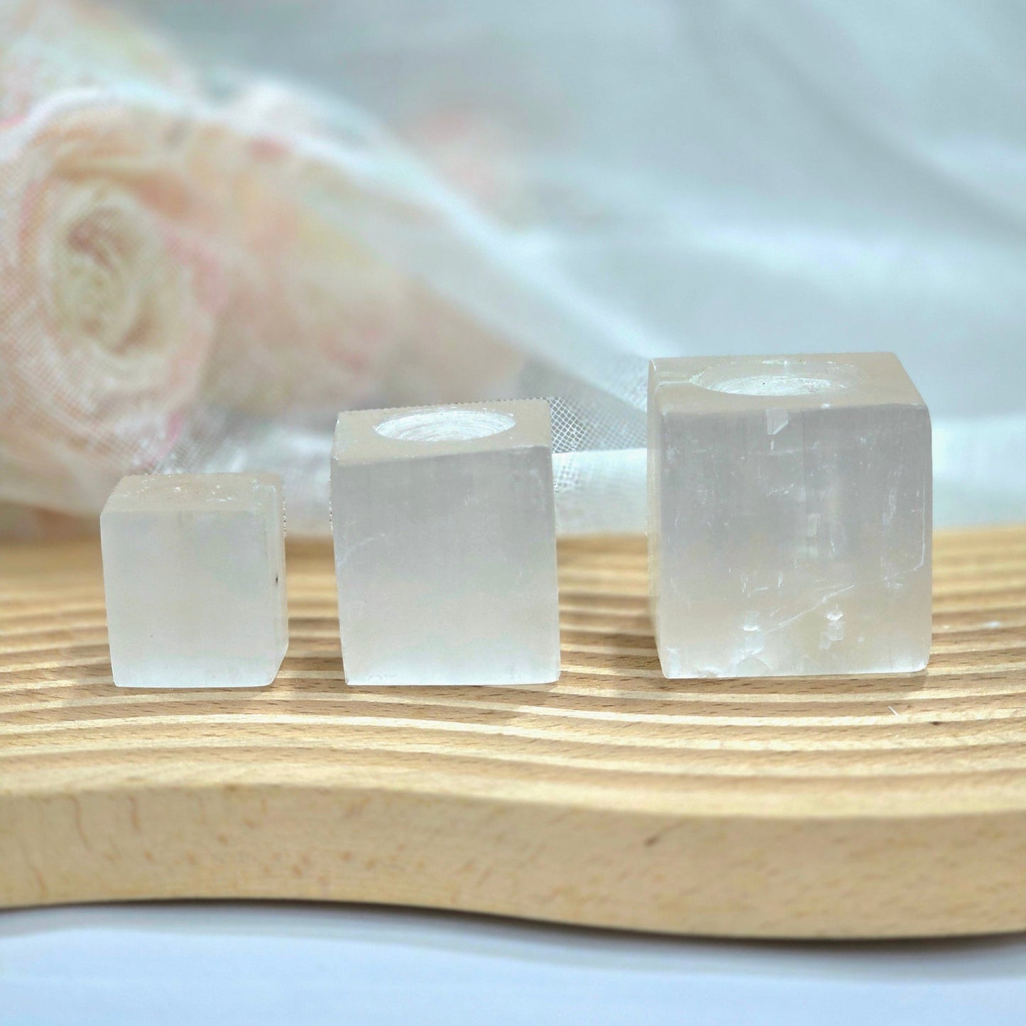 Selenite Sphere Stands