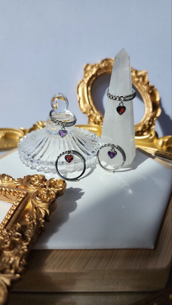 Dangling Heart Rings