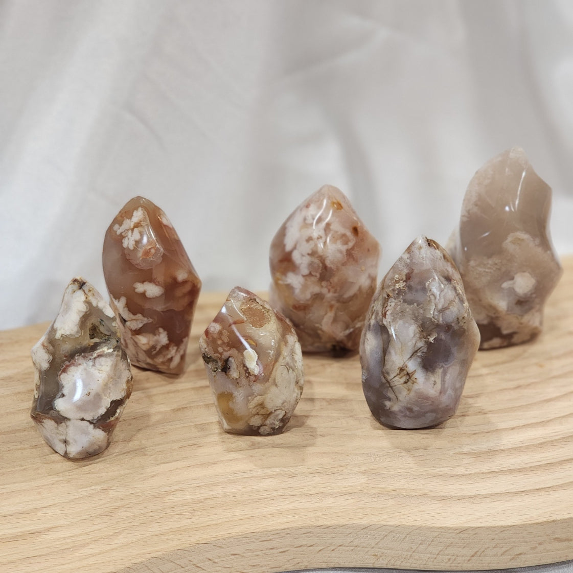 Flower Agate Flames