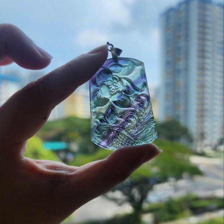 Fluorite Pendants Assorted