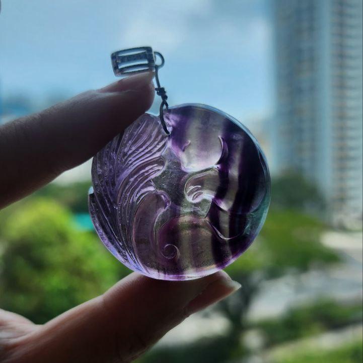 Fluorite Pendants Assorted