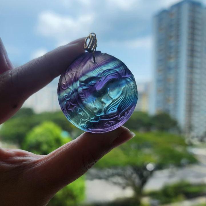 Fluorite Pendants Assorted