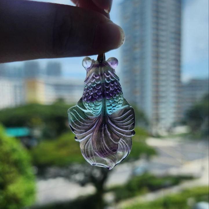 Fluorite Pendants Assorted