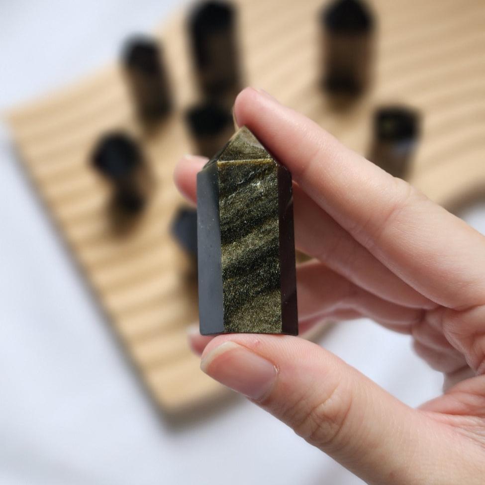 Golden Obsidian Towers