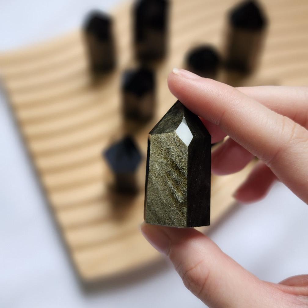 Golden Obsidian Towers