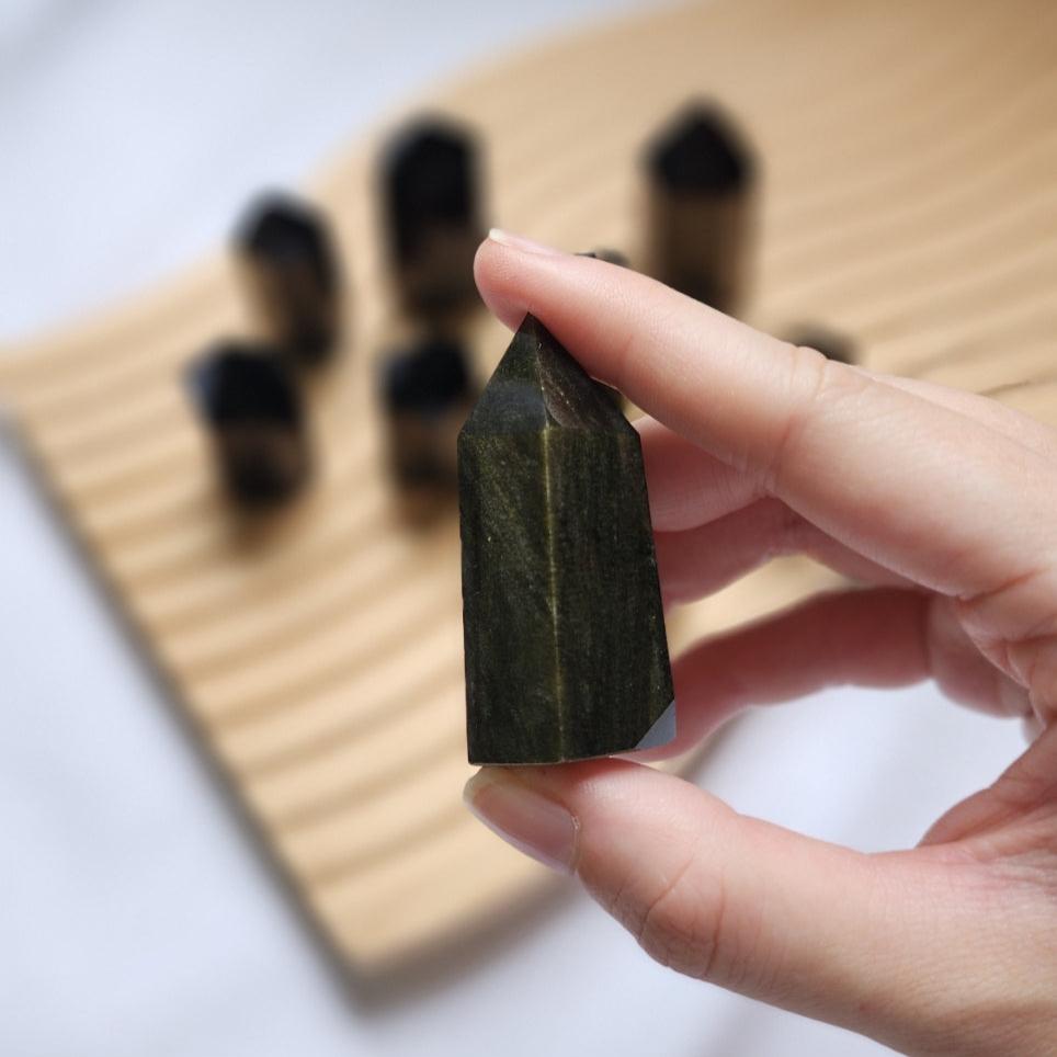 Golden Obsidian Towers