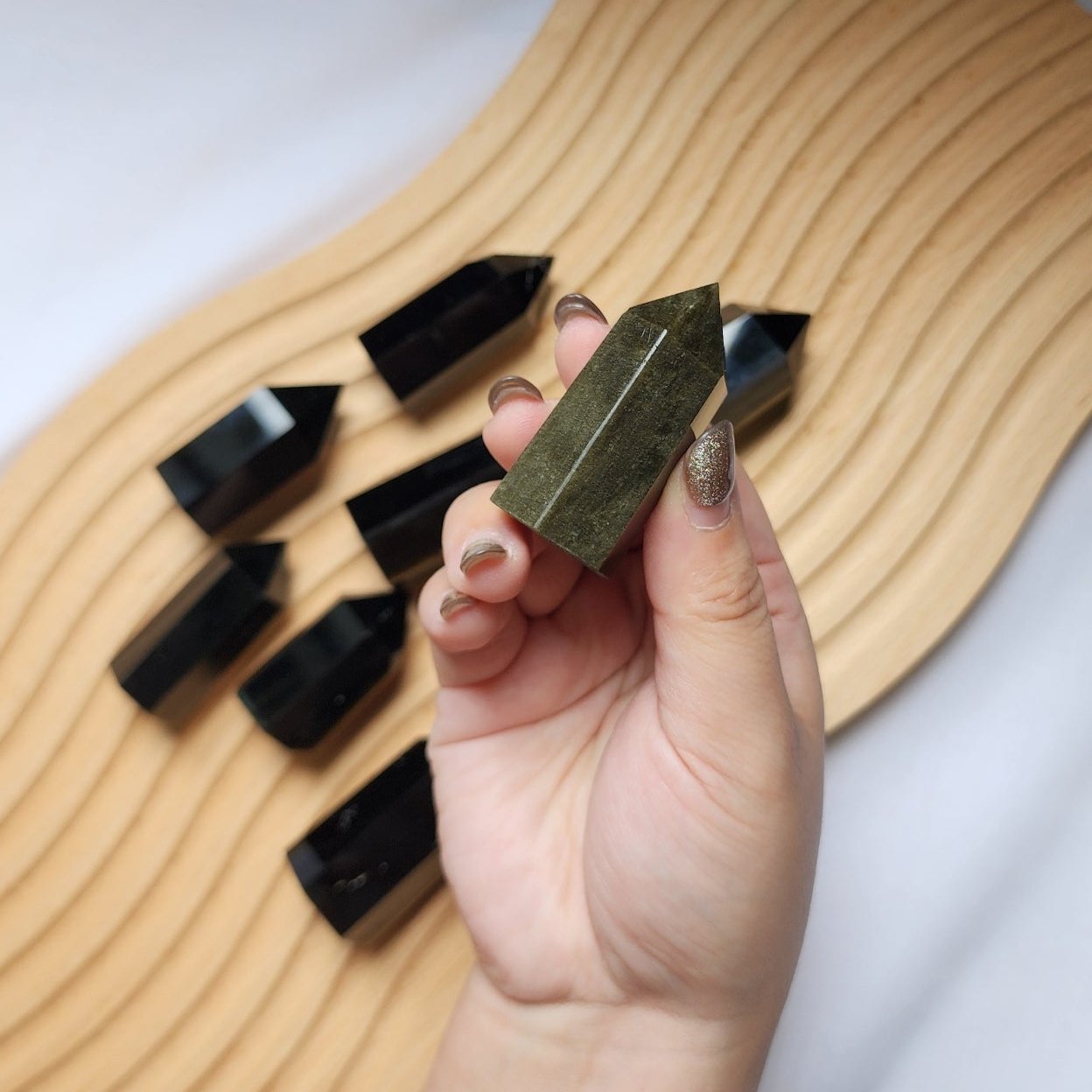 Golden Obsidian Towers