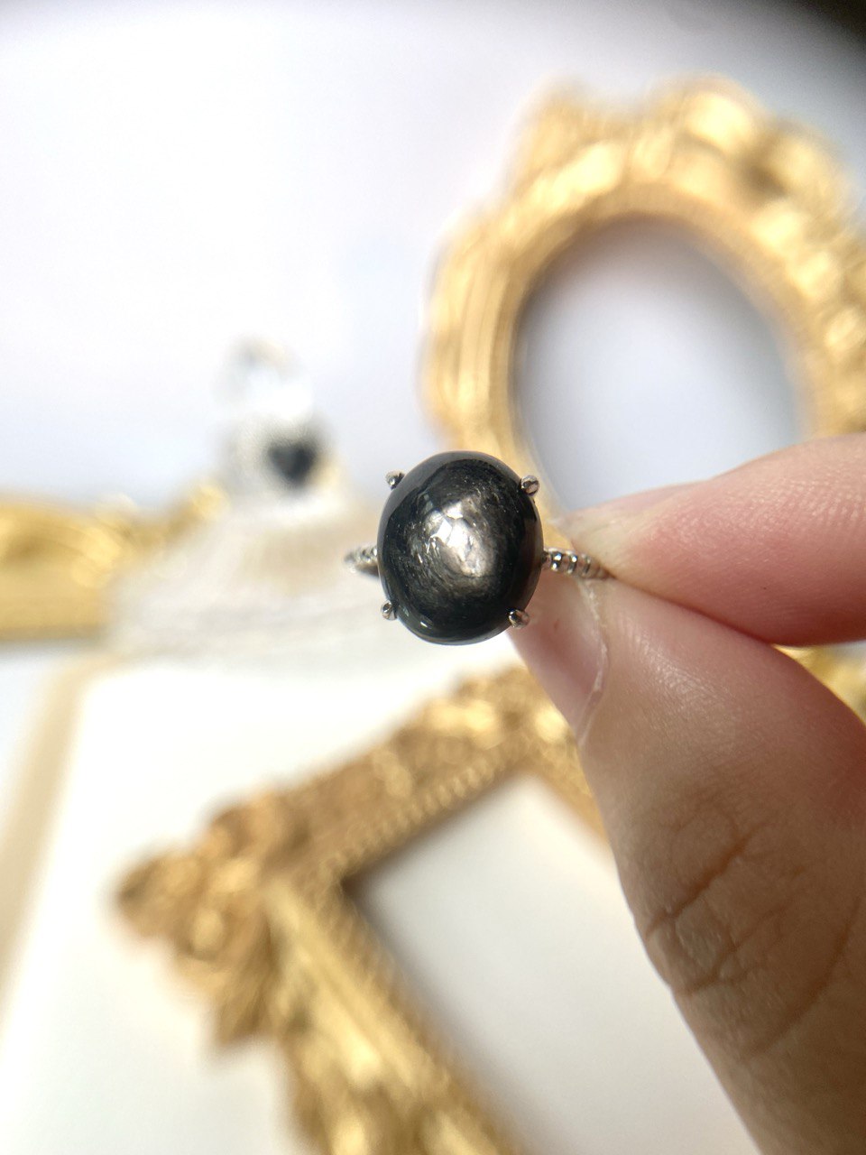 Hypersthene Rings
