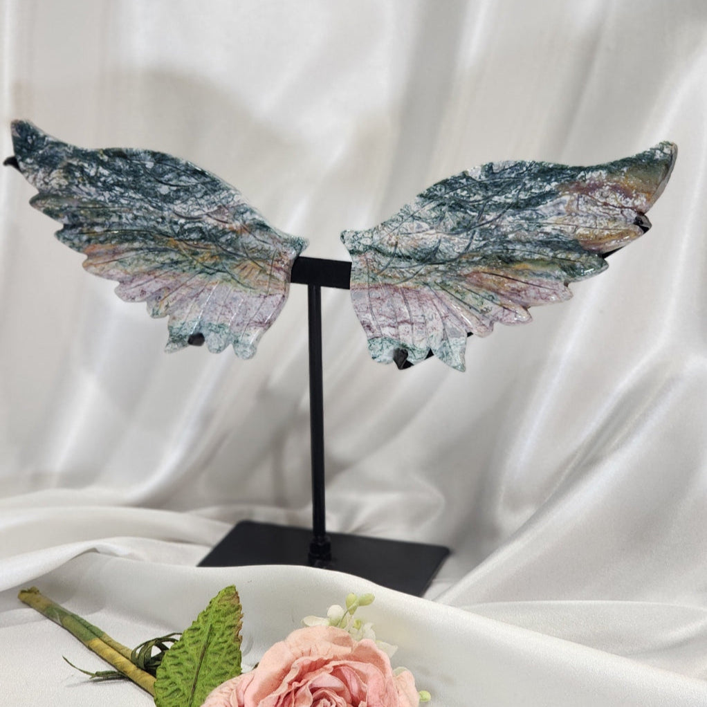 Large Butterfly Wings on Stand