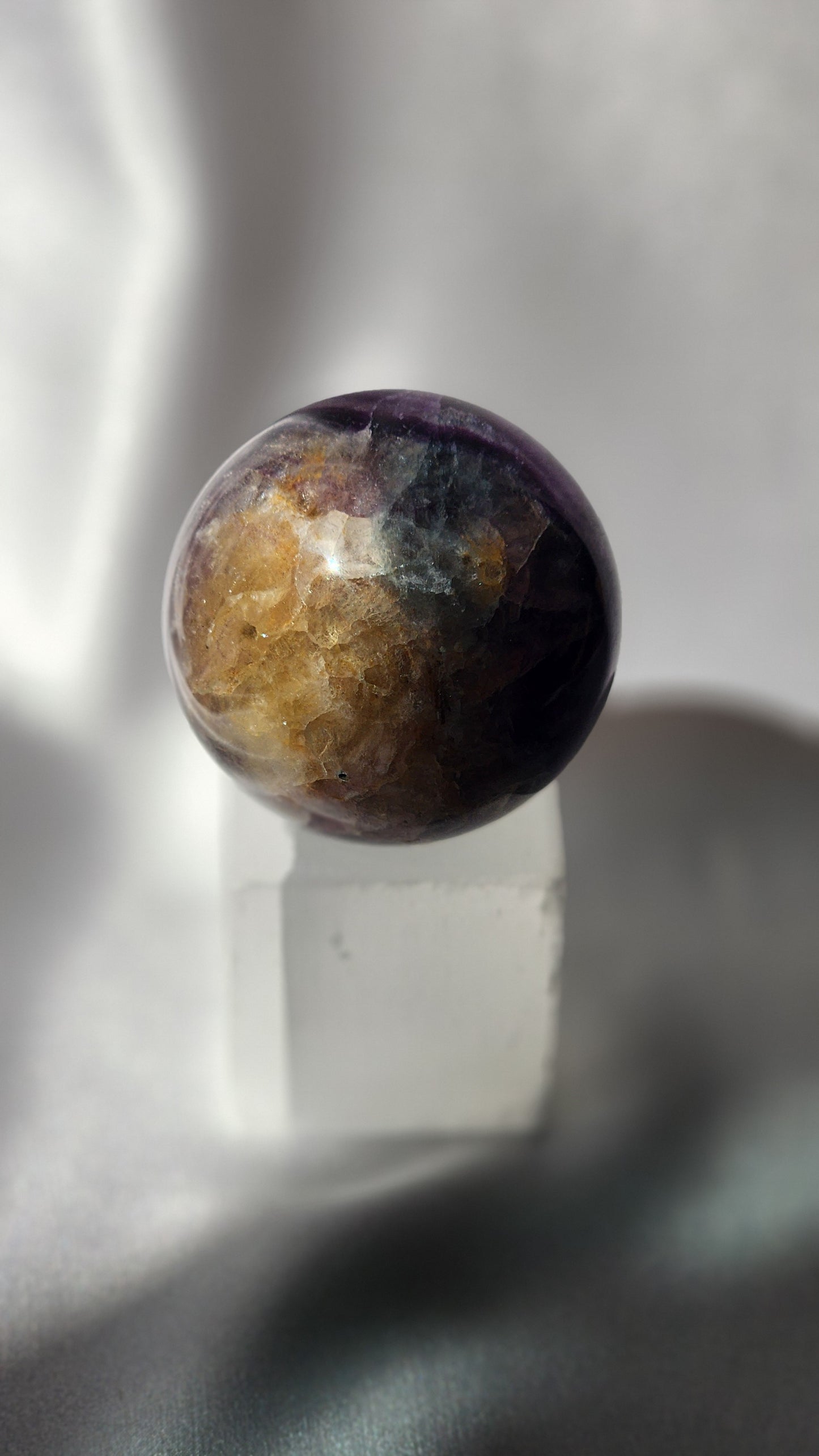 Rainbow Fluorite Spheres