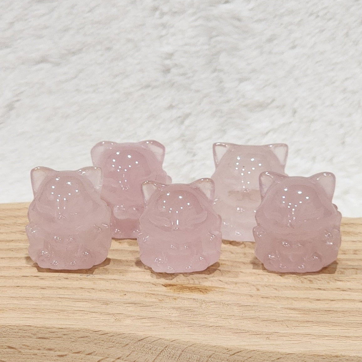 Star Rose Quartz 9 Tail Fox