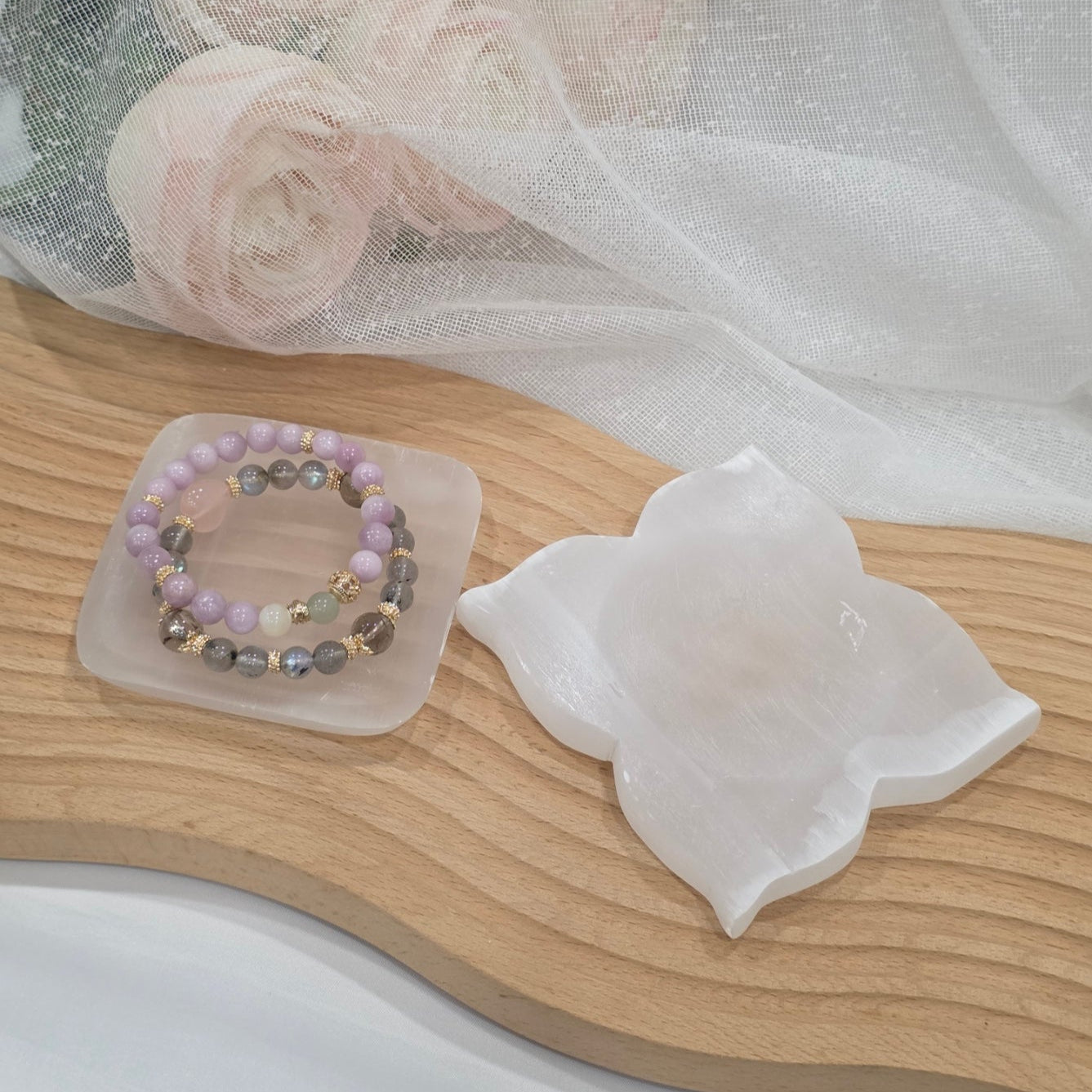 Selenite Bowls & Plates