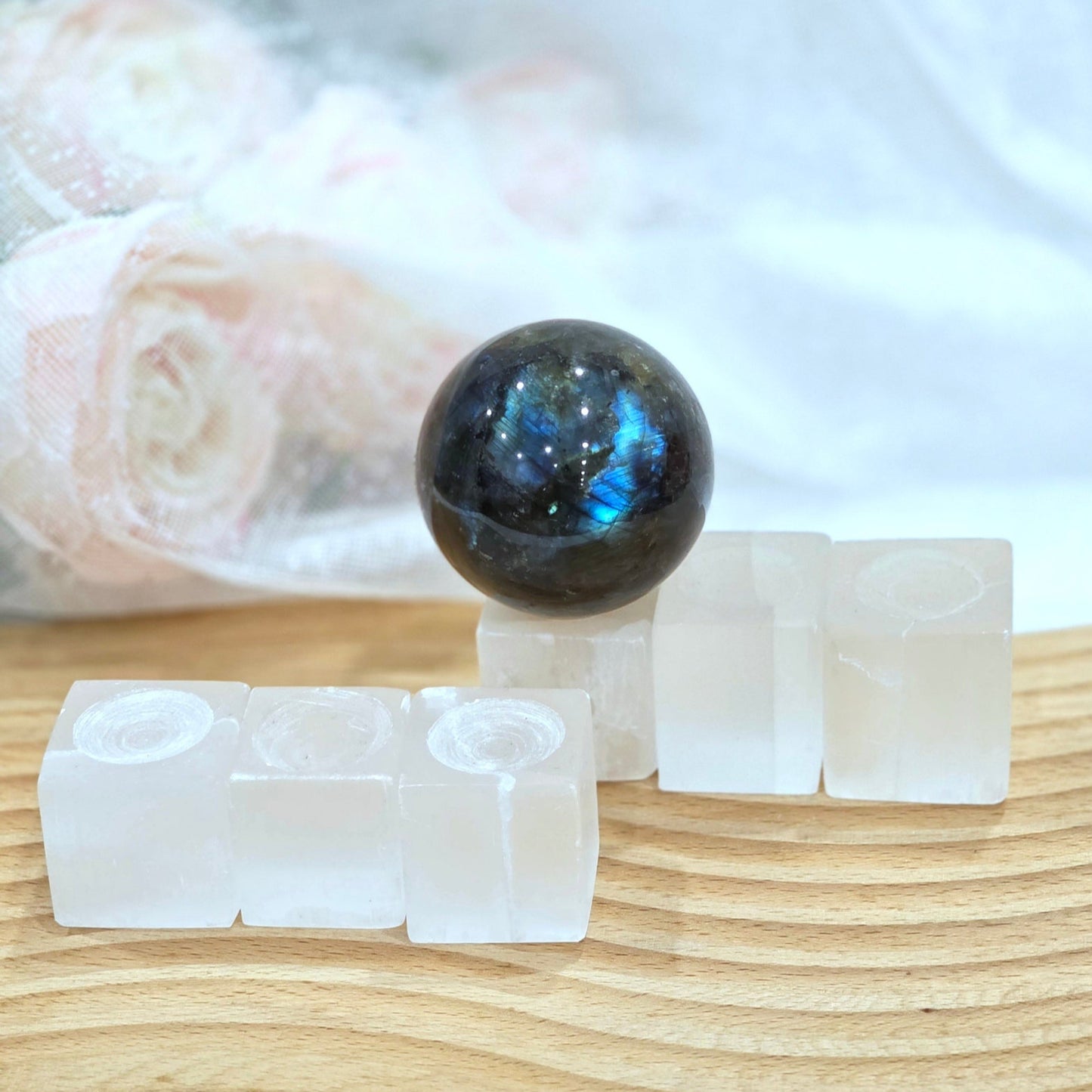 Selenite Sphere Stands