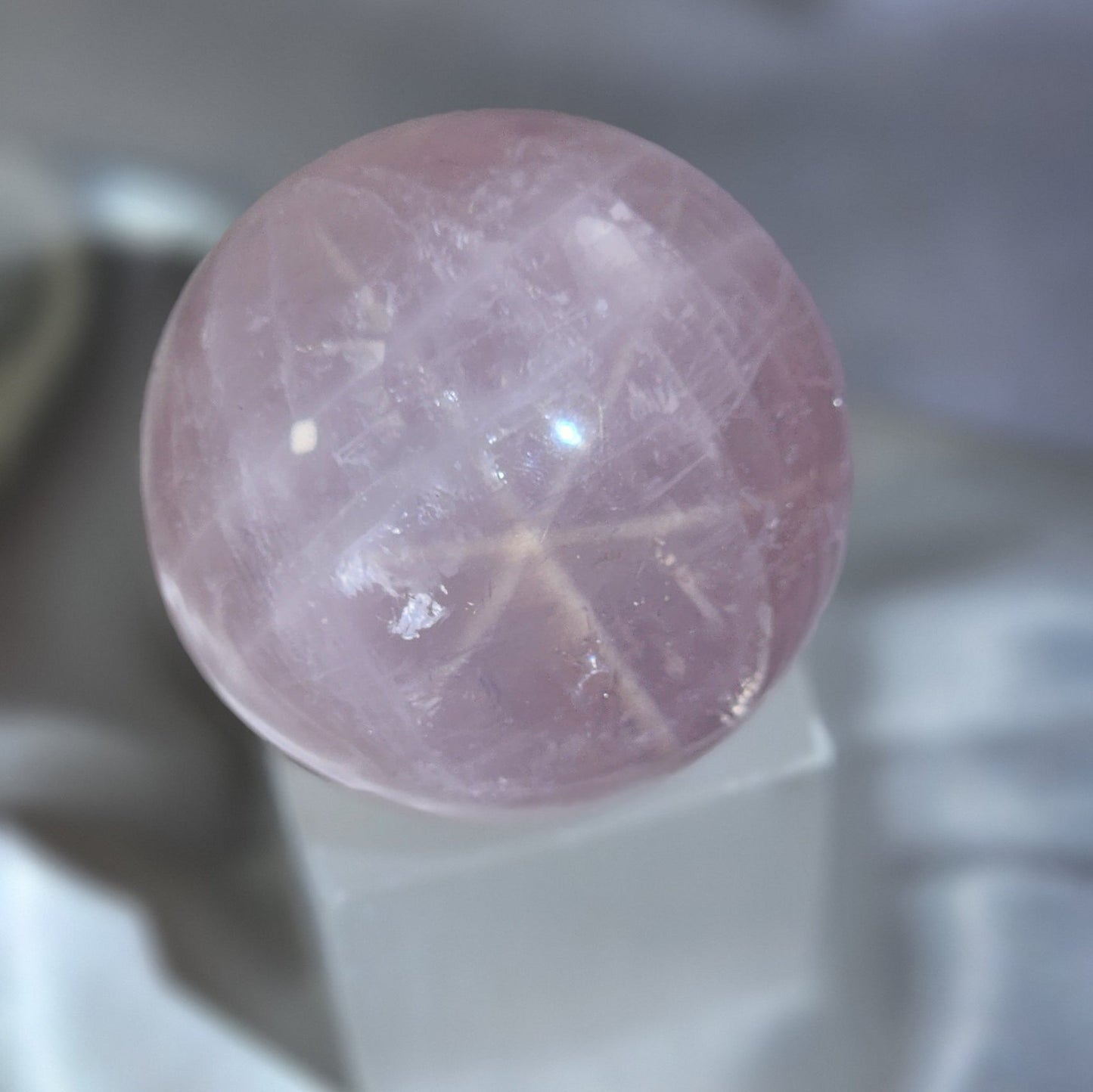 Rose Quartz Spheres (with Asterism)