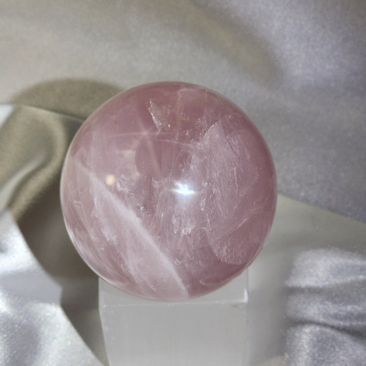 Rose Quartz Spheres (with Asterism)