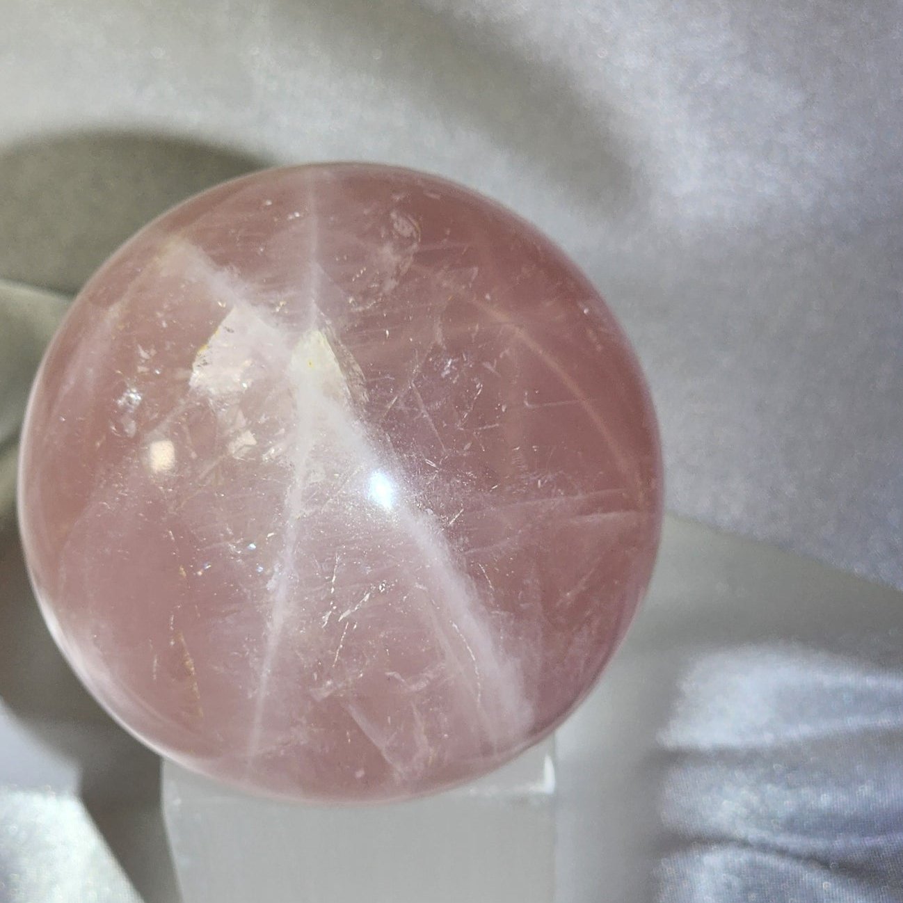 Rose Quartz Spheres (with Asterism)