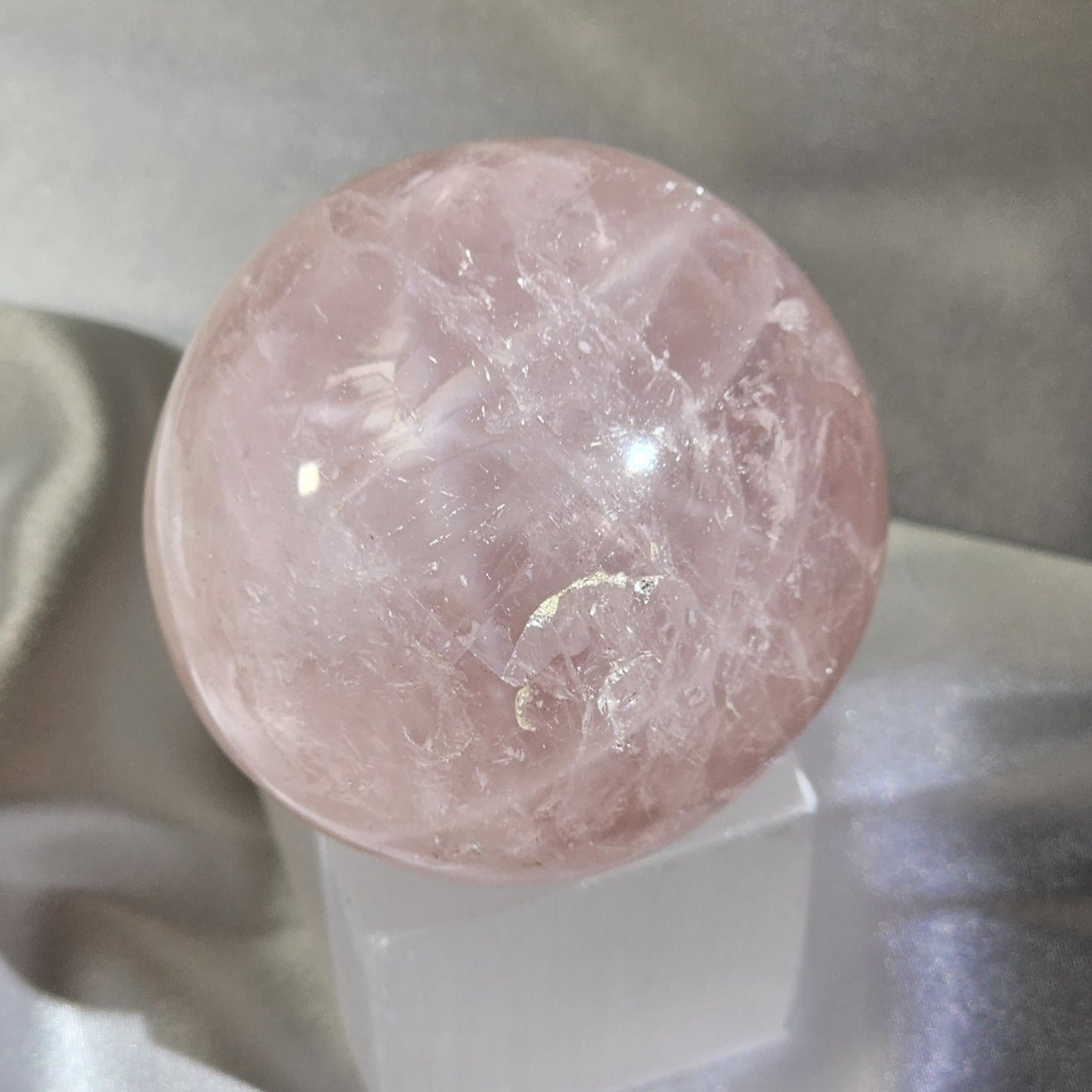 Rose Quartz Spheres (with Asterism)
