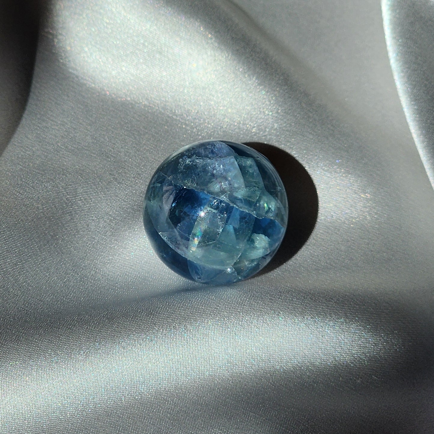 Blue Fluorite Spheres