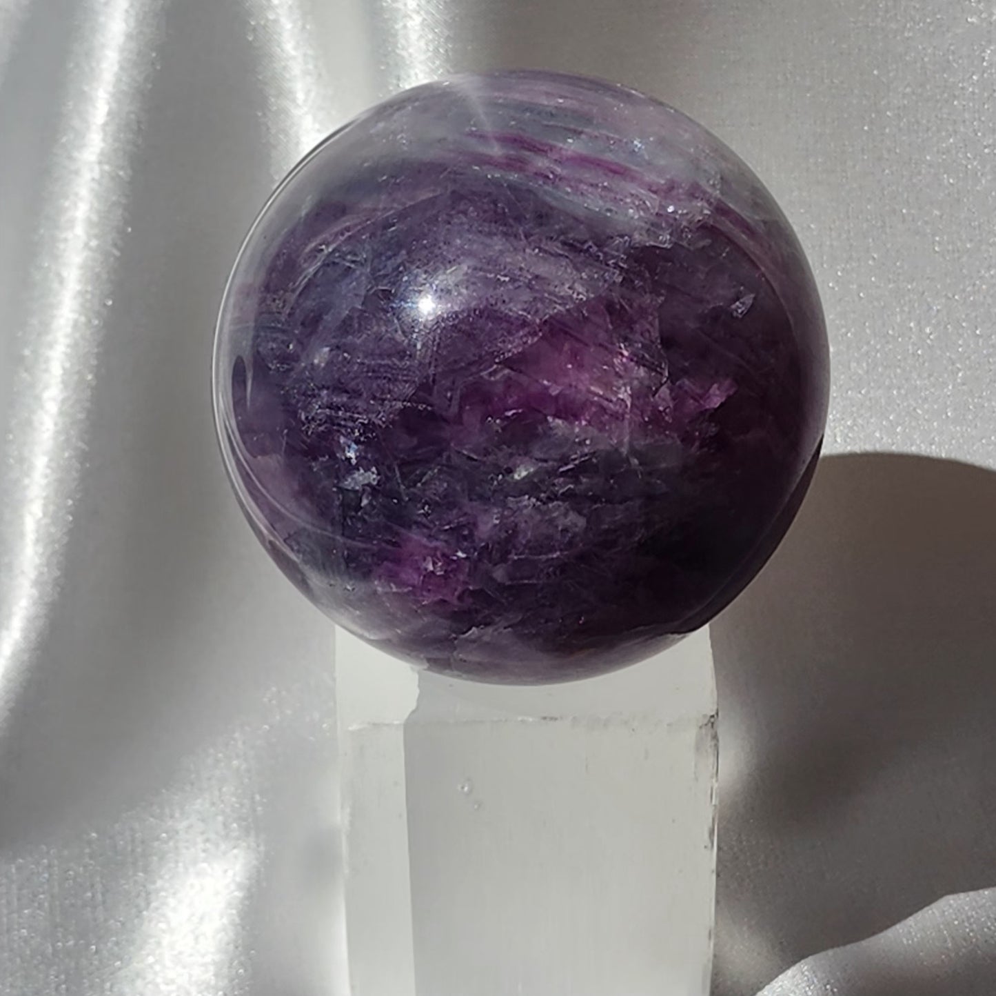 Rainbow Fluorite Spheres