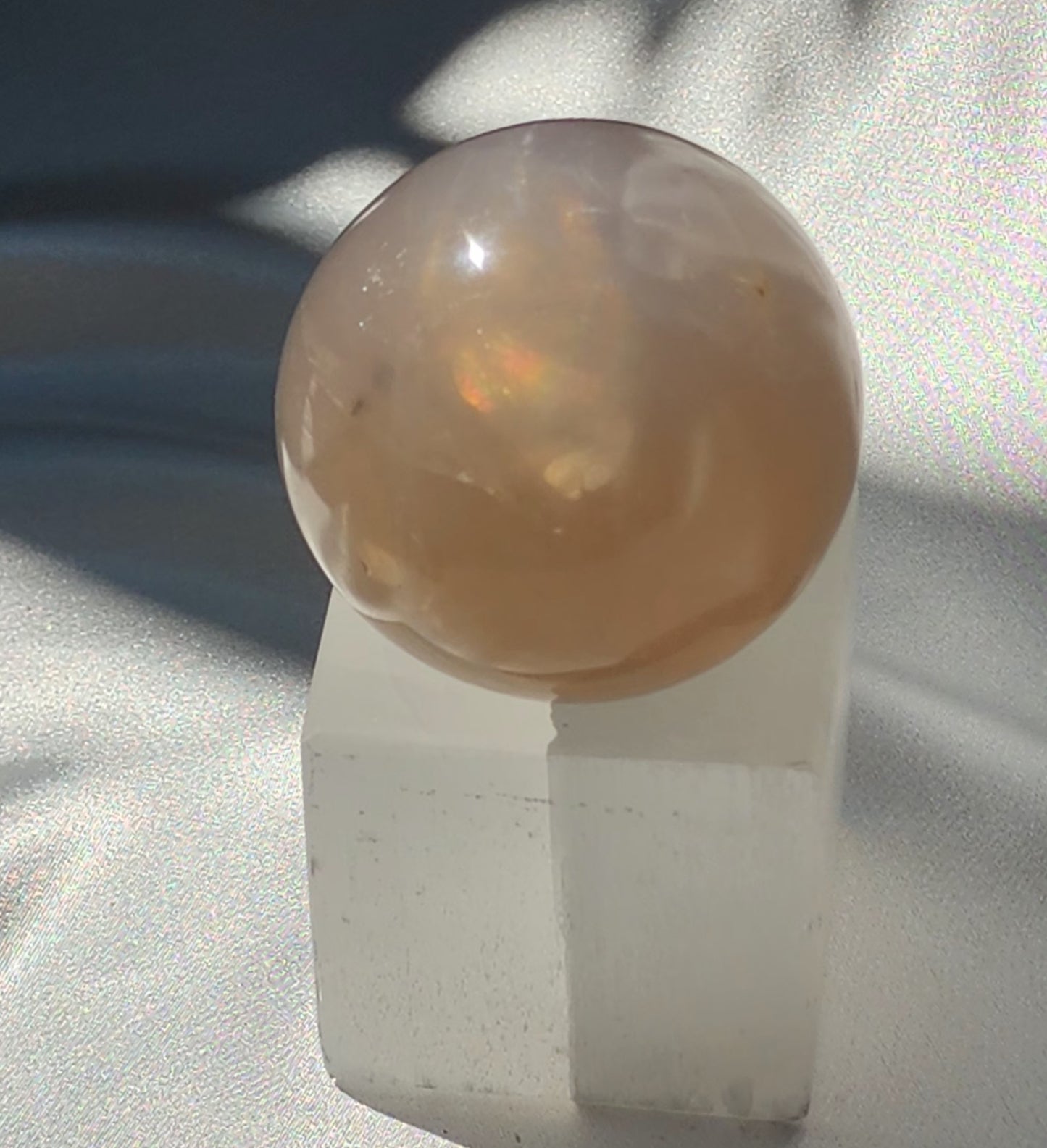 Blue & Black Rose Quartz Spheres