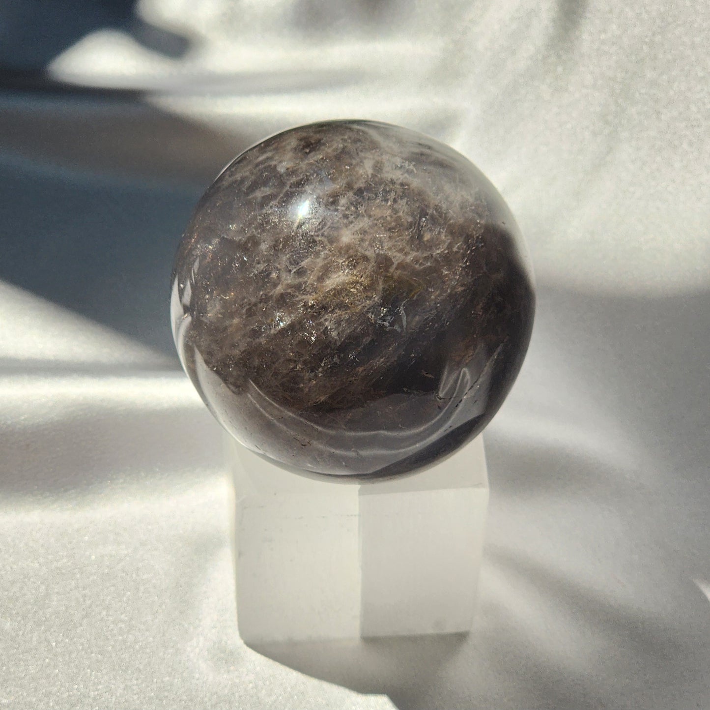 Blue & Black Rose Quartz Spheres