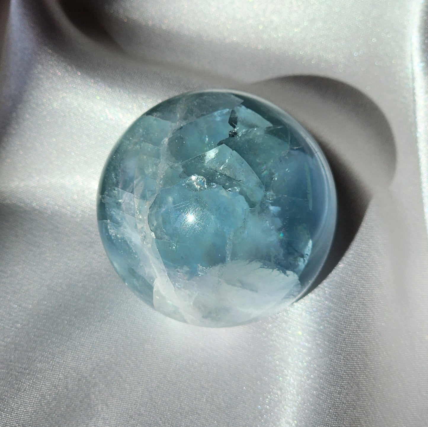 Blue Fluorite Spheres