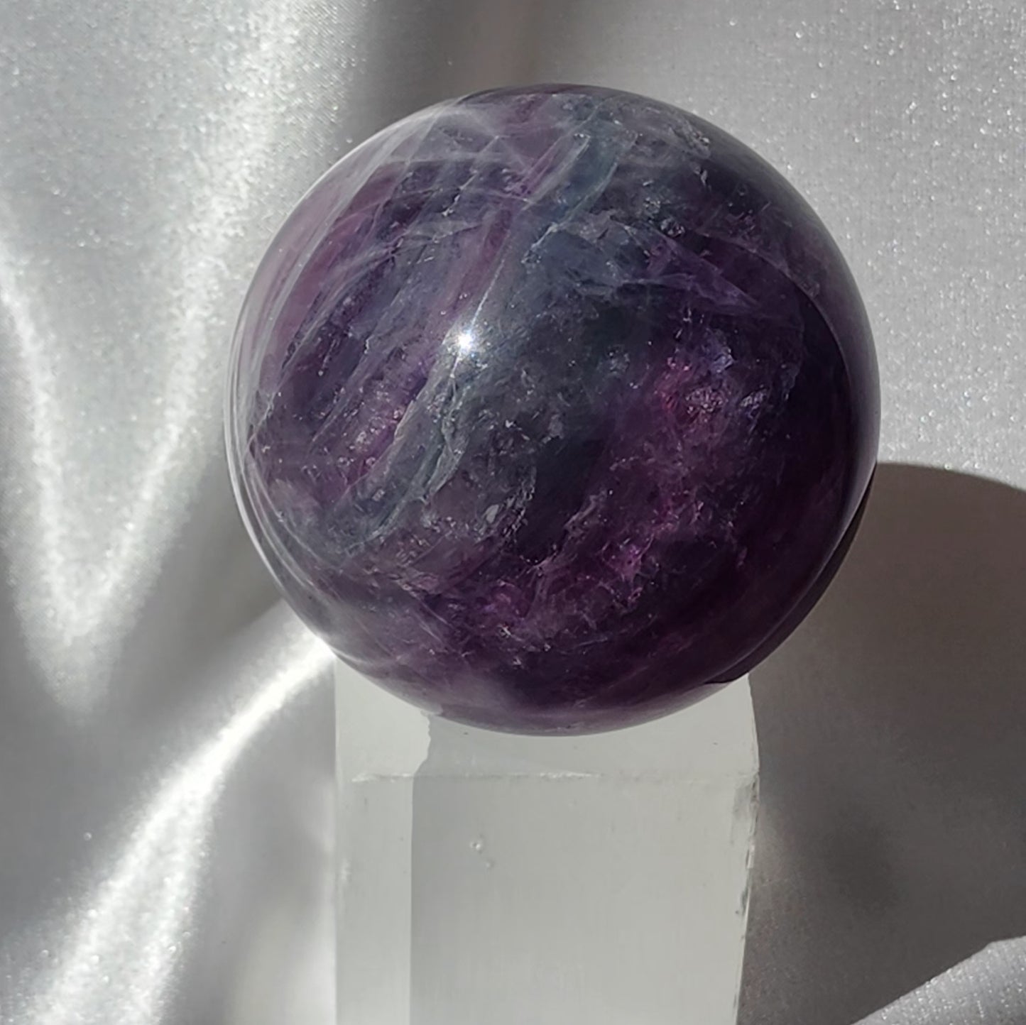 Rainbow Fluorite Spheres