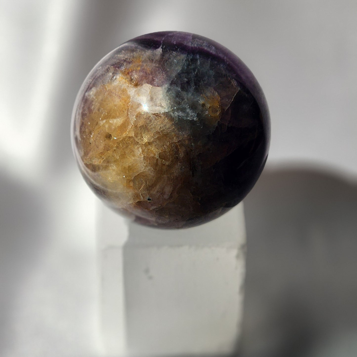Blue & Black Rose Quartz Spheres