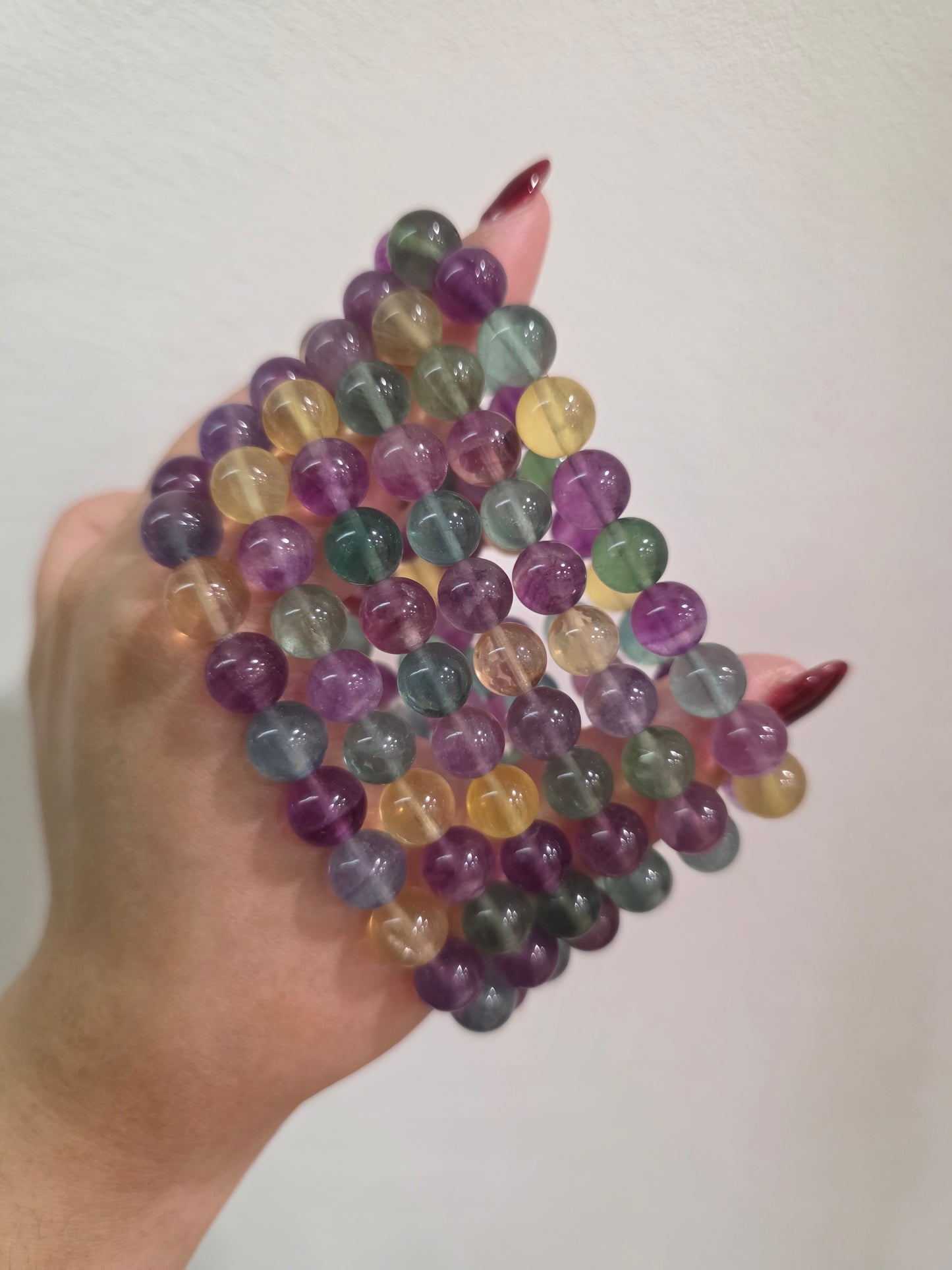 Colourful Fluorite Bracelets